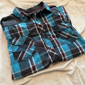 Men’s Large Rock & Republic Multicolor Plaid Shirt